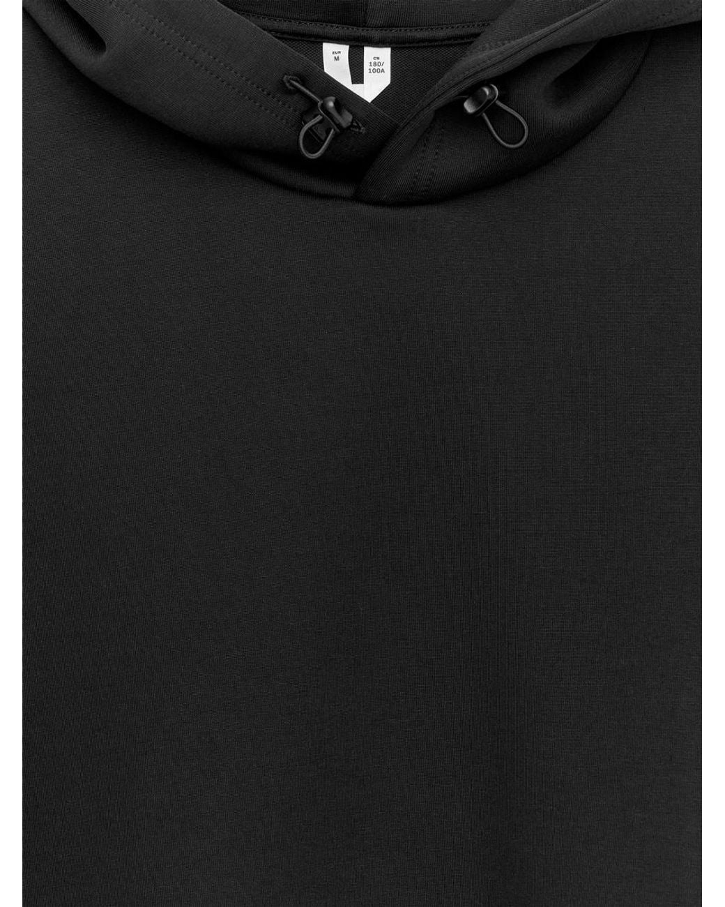 ARKET Black Active Hoodie for men