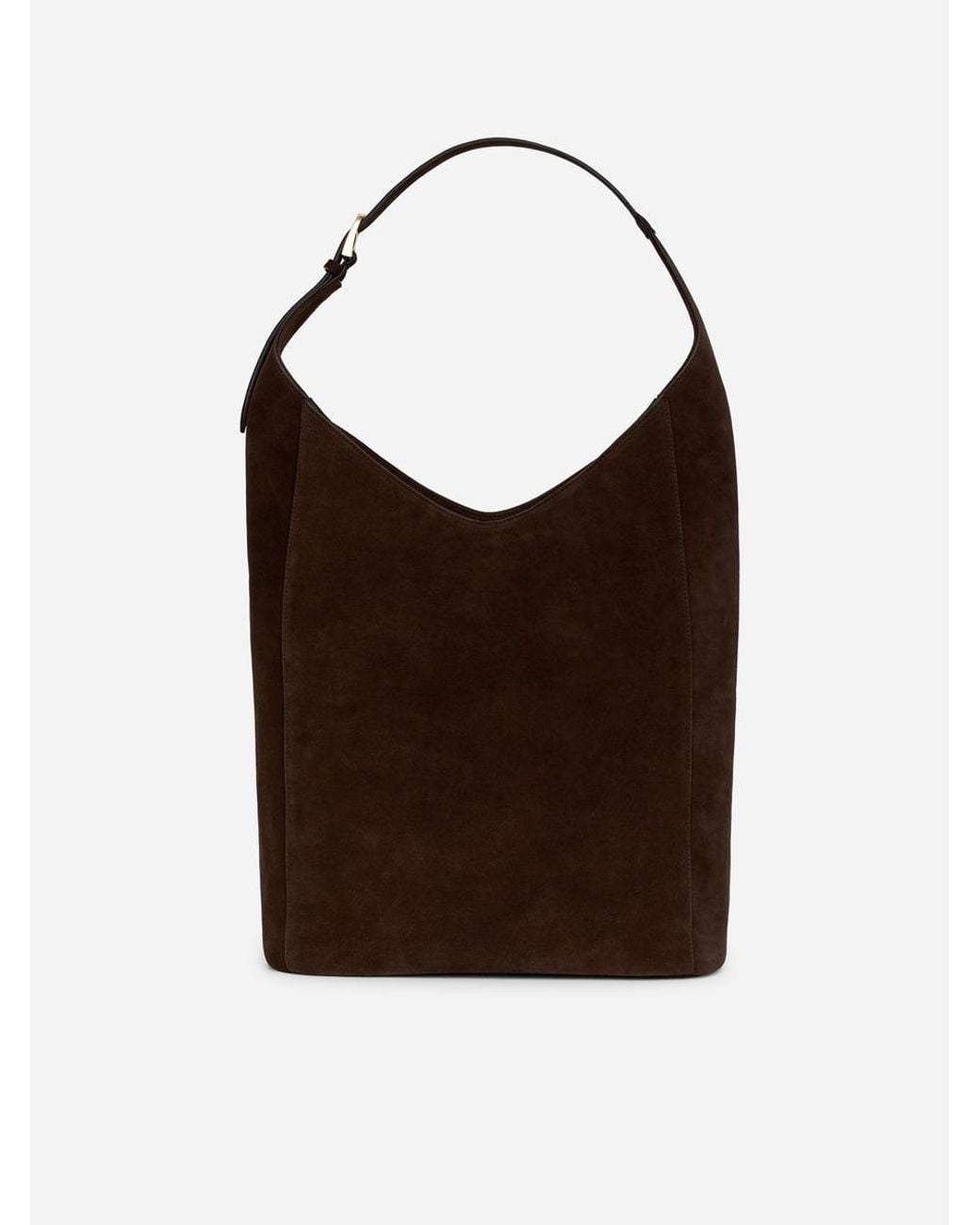 ARKET Brown Suede Tote Bag