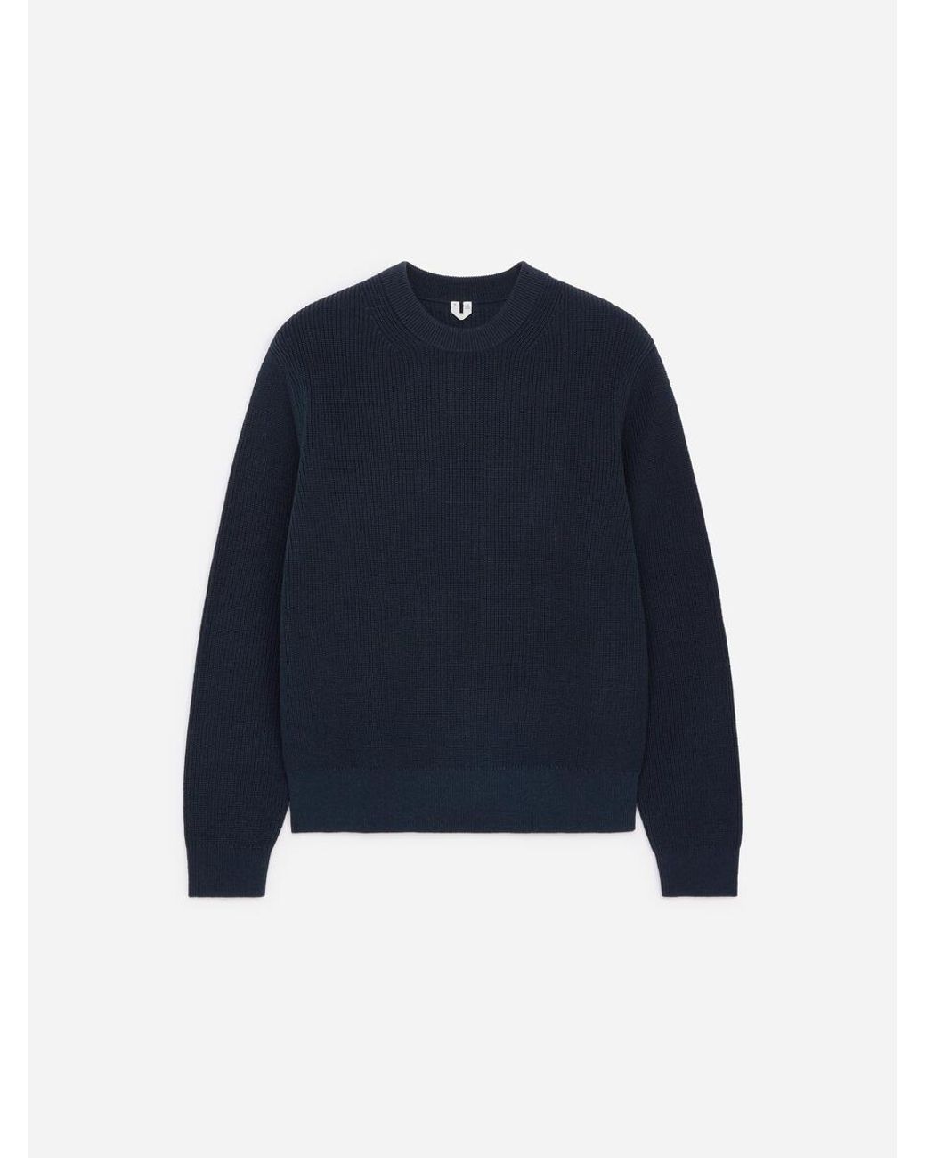 ARKET Blue Cotton Crew Neck Jumper for men