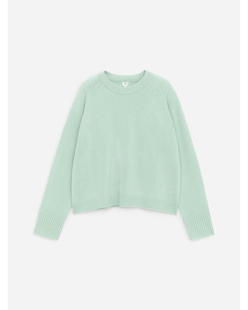 ARKET Green Pure Cashmere Jumper