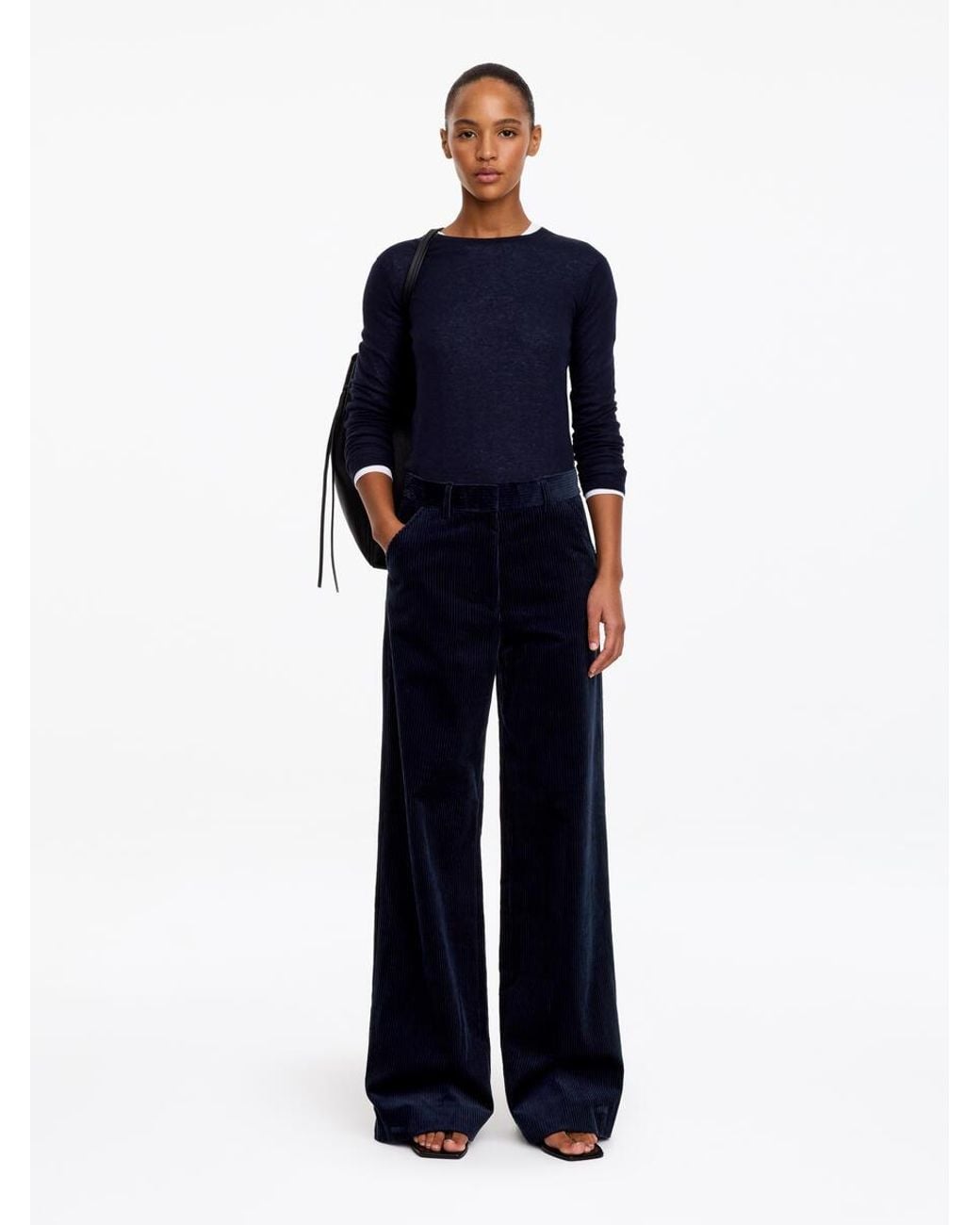 ARKET Blue Corduroy Trousers