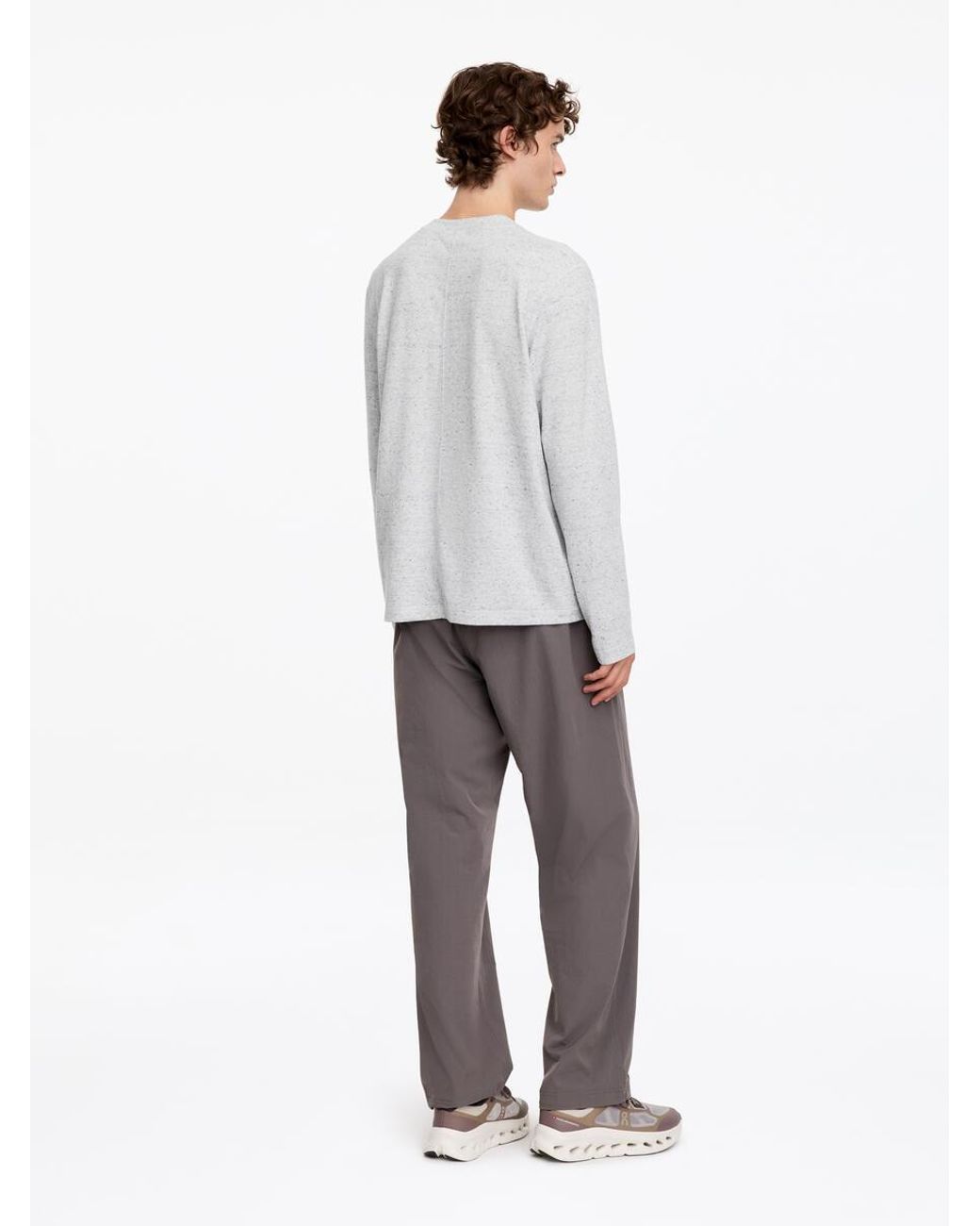 ARKET White Active Long-Sleeve Top for men