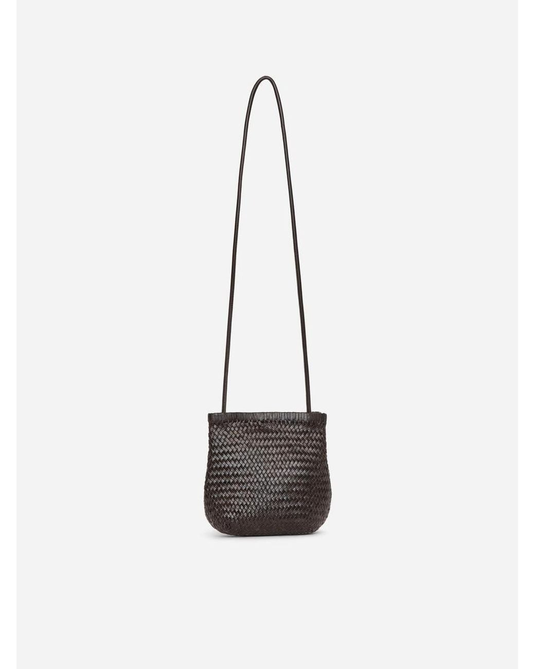 ARKET Natural Crossbody Leather Tote Bag