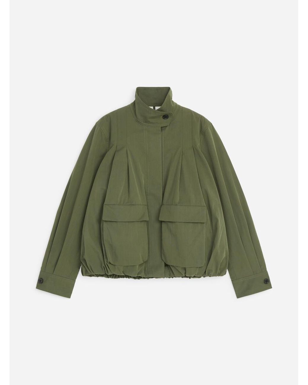 ARKET Green Blouson Jacket