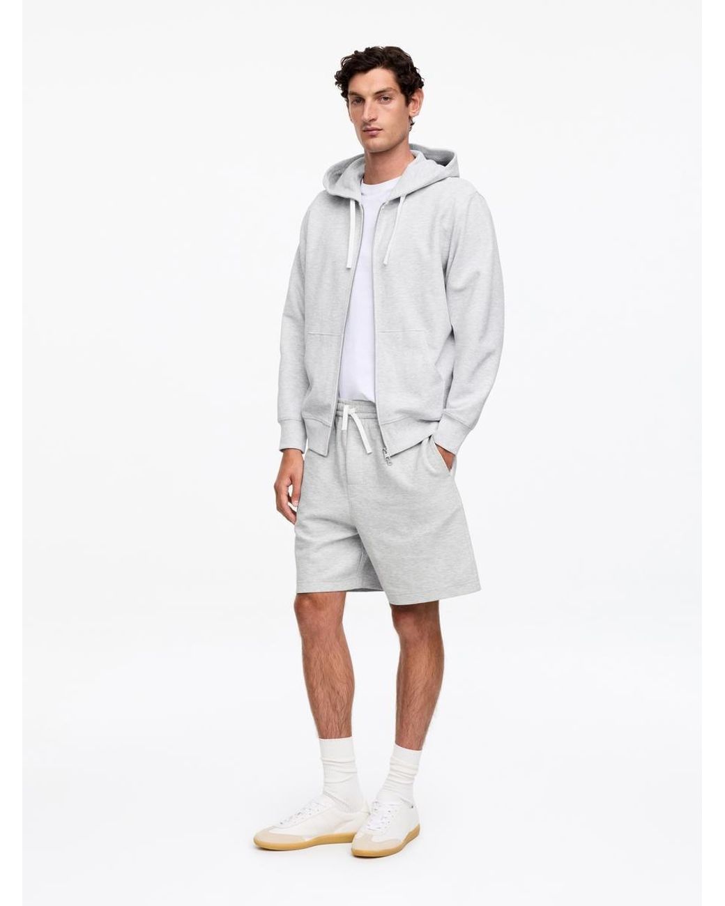 ARKET White Jersey Shorts for men