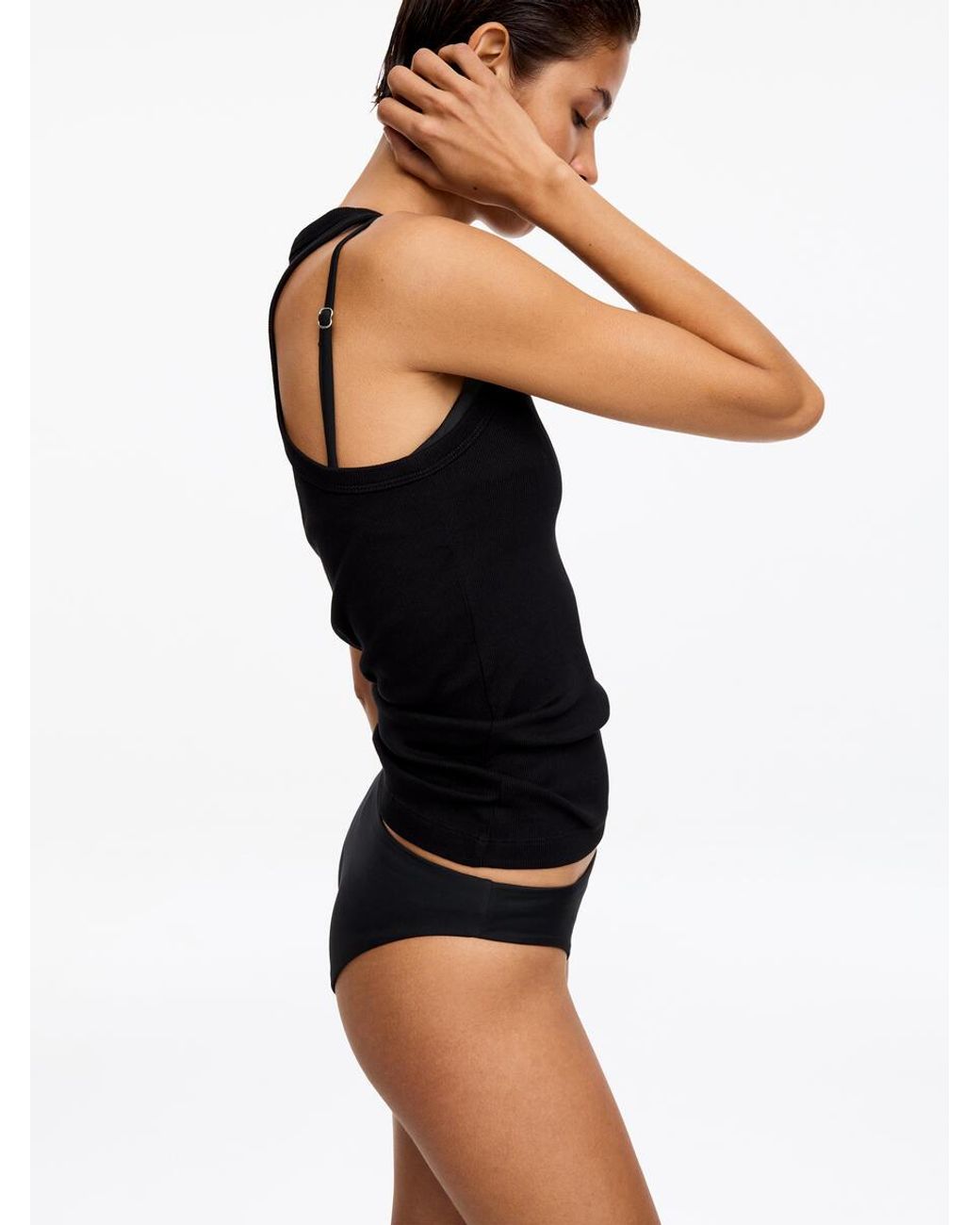 ARKET Black Sporty Bikini Briefs