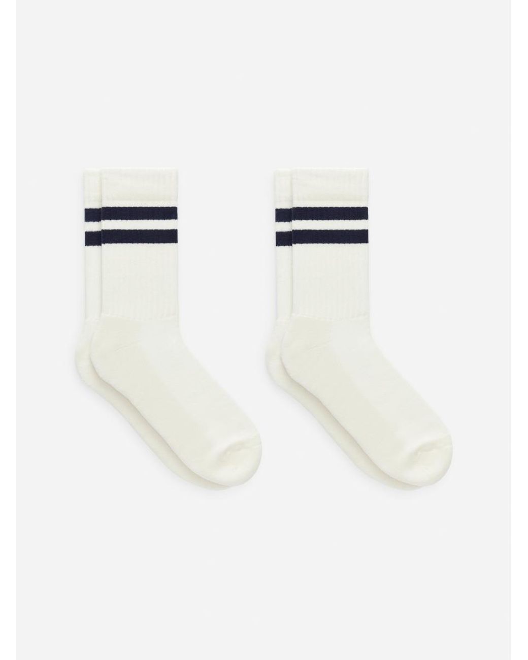 ARKET White Sporty Cotton Socks for men