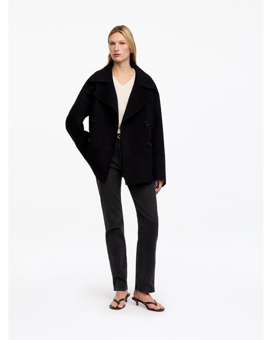 ARKET Black Jade Long Slim Jeans