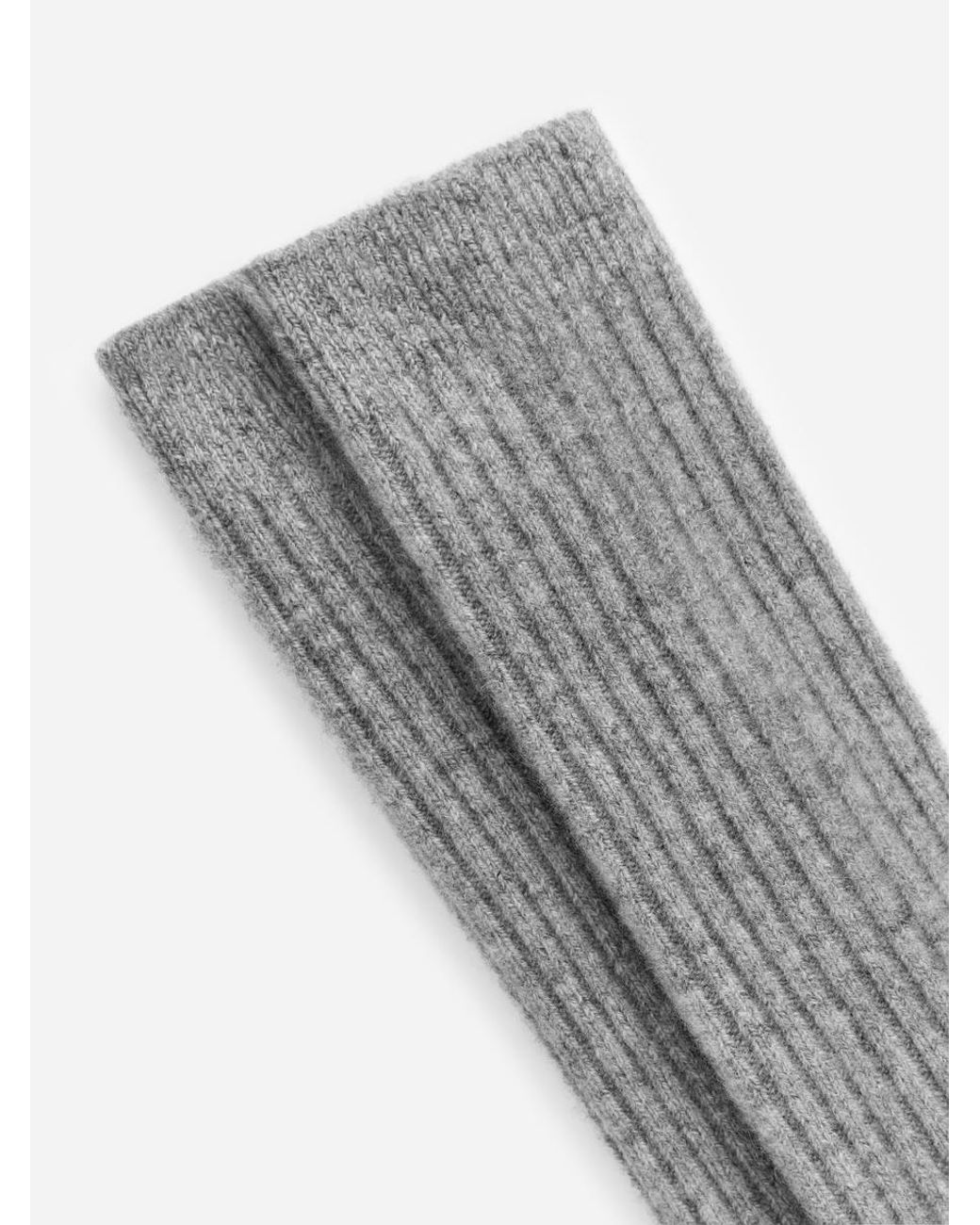 ARKET White Cashmere-Blend Knee Socks