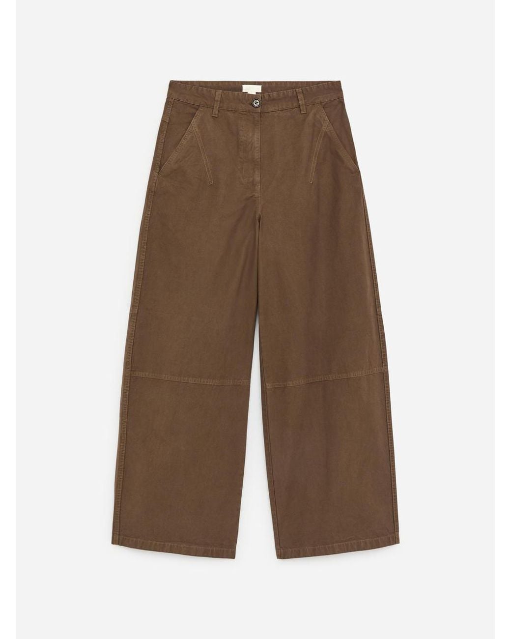 ARKET Brown Cargo Trousers