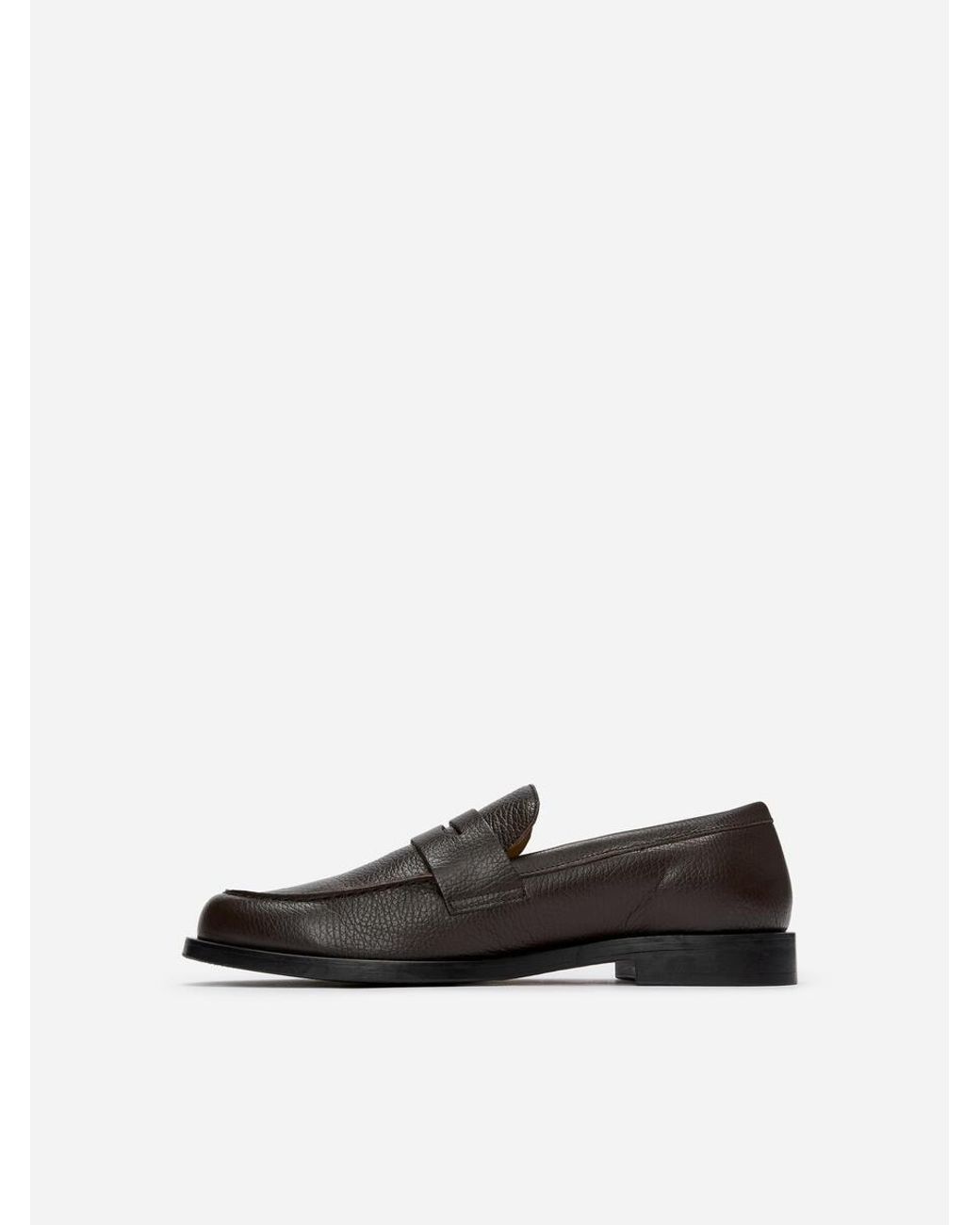 ARKET Blue Leather Loafers for men