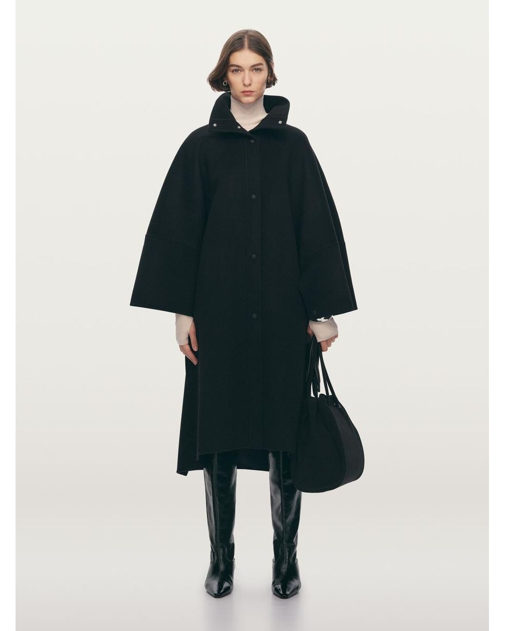 ARKET Black Stiefel Aus Glänzendem Leder