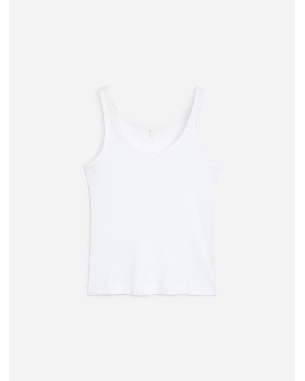ARKET White Rib Tank Top