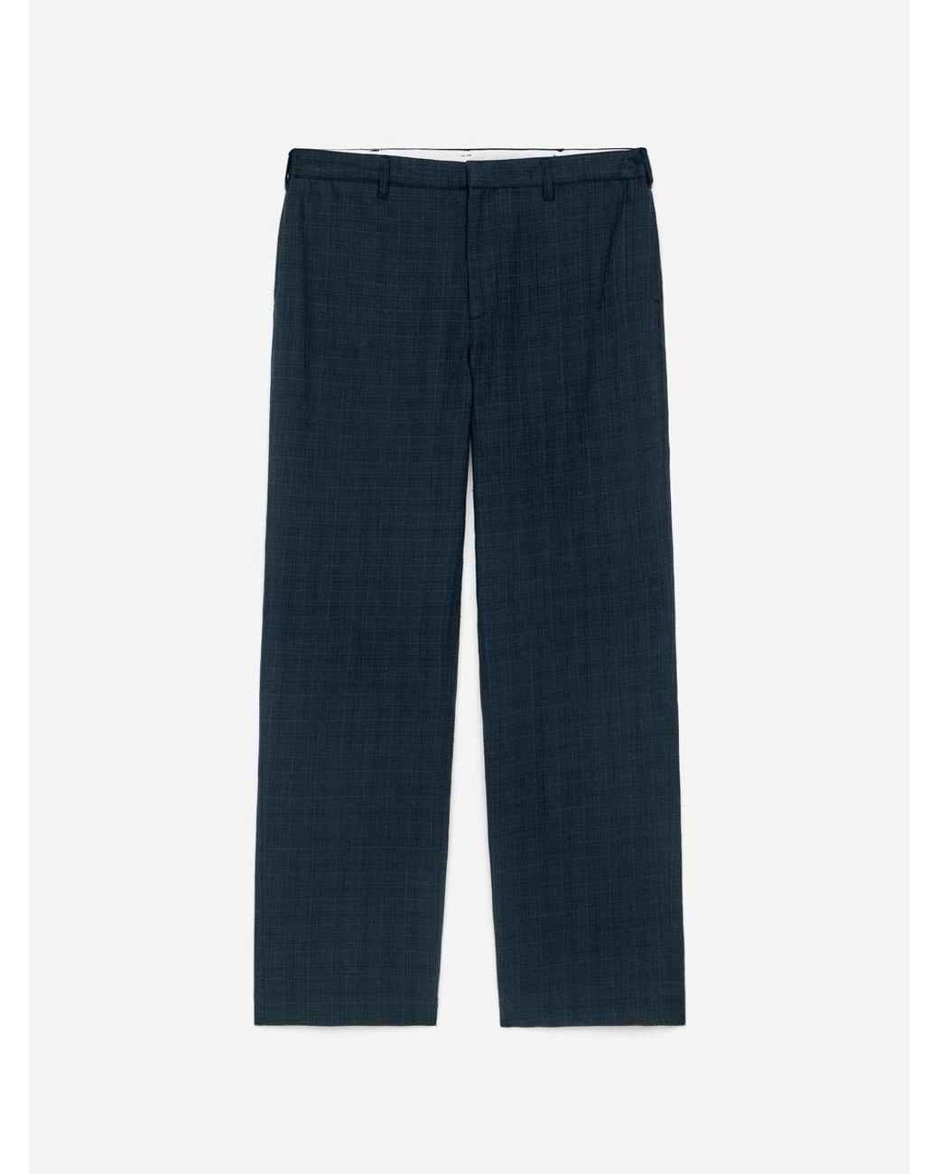 ARKET Blue Seersucker Trousers for men