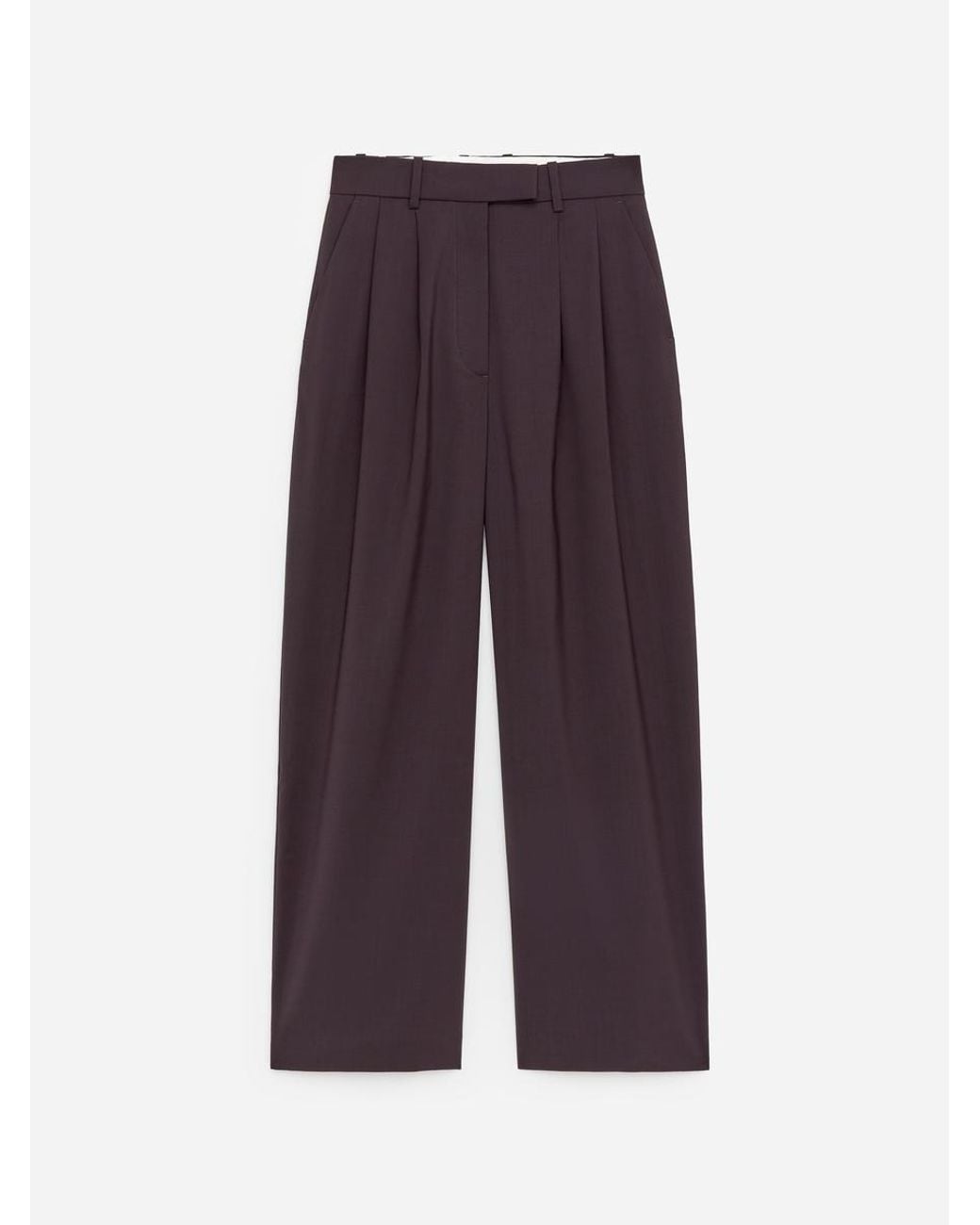 ARKET Purple Wide Tailored Trousers