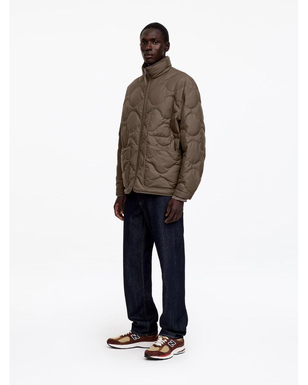 ARKET Natural Quilted Down Jacket for men