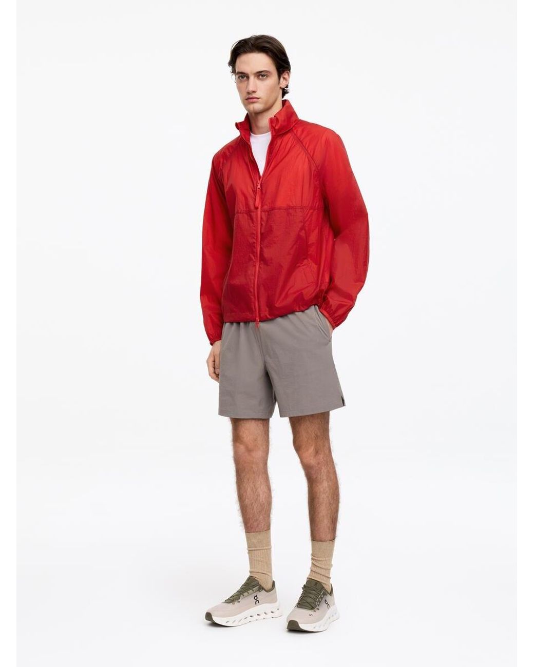 ARKET Red Active Windbreaker for men