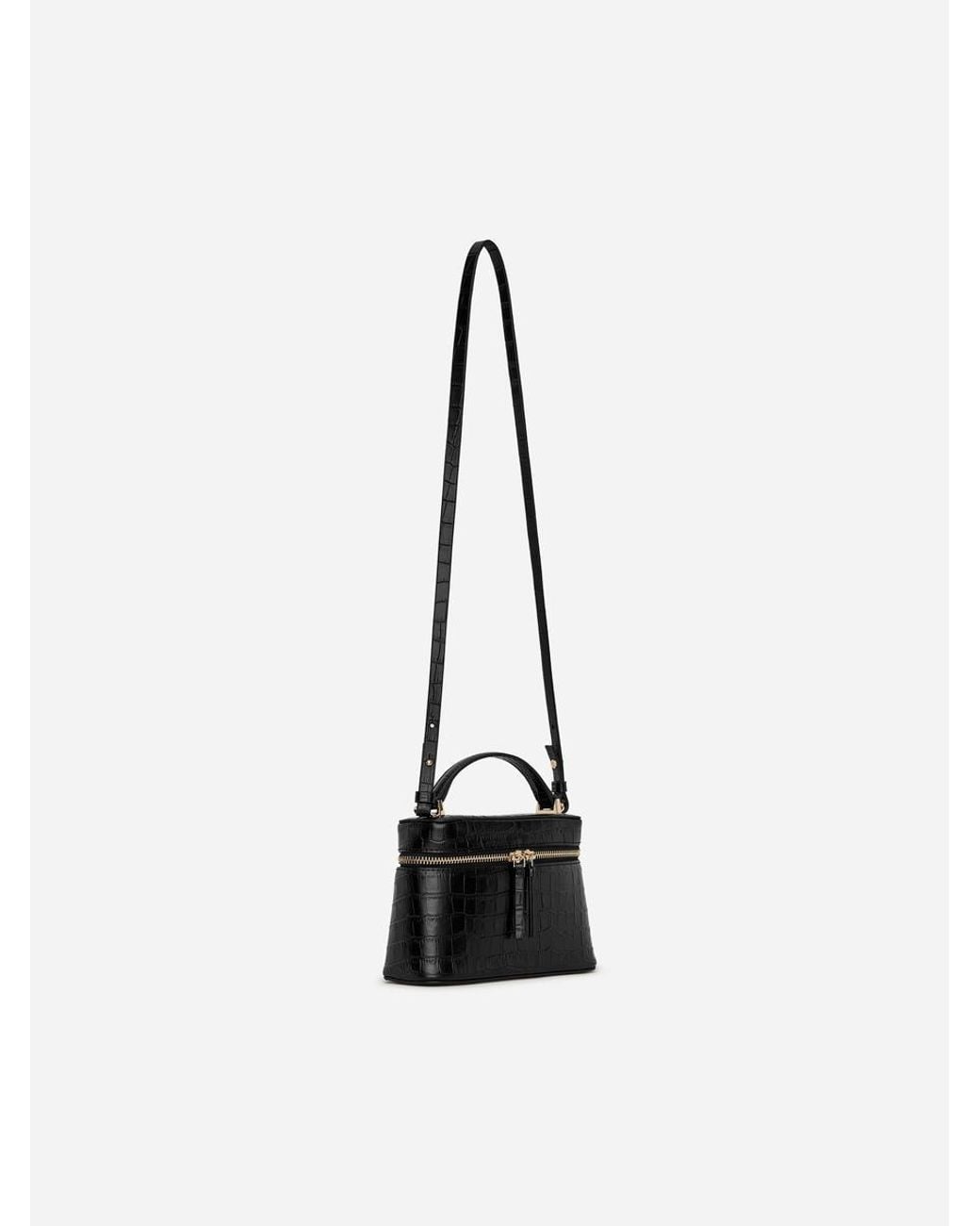 ARKET Black Leather Crossbody Bag