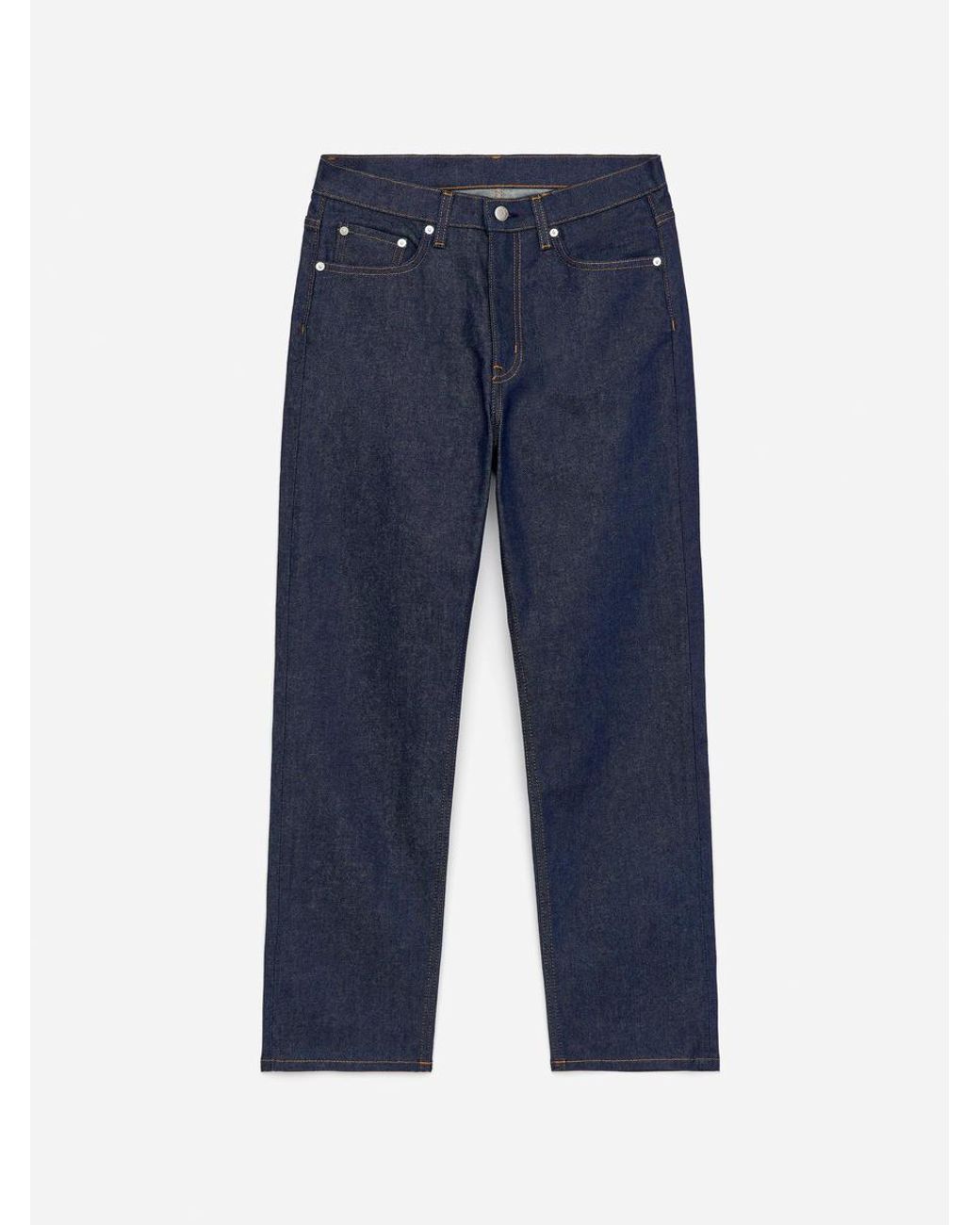 ARKET Blue Jade Cropped Slim Jeans