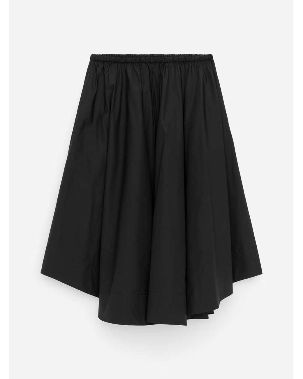ARKET White Wide Cotton Skirt