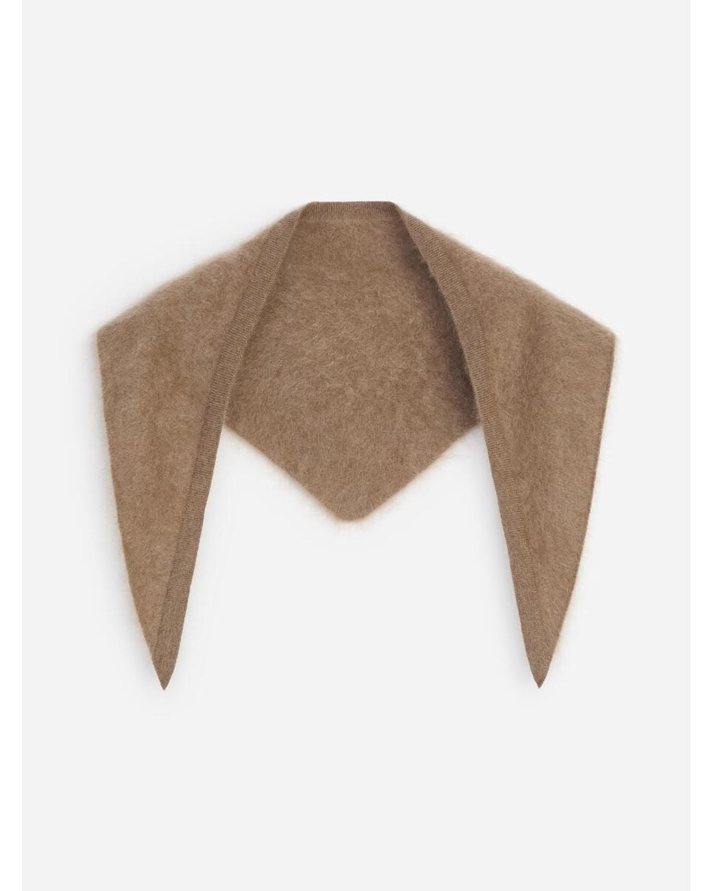 ARKET Black Cashmere Triangle Scarf