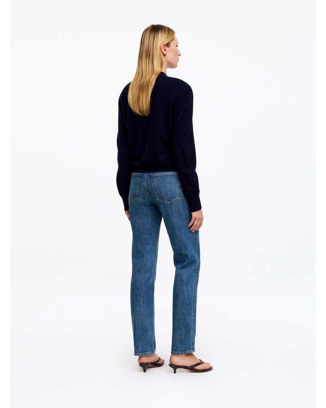 ARKET Blue Jade Long Slim Jeans