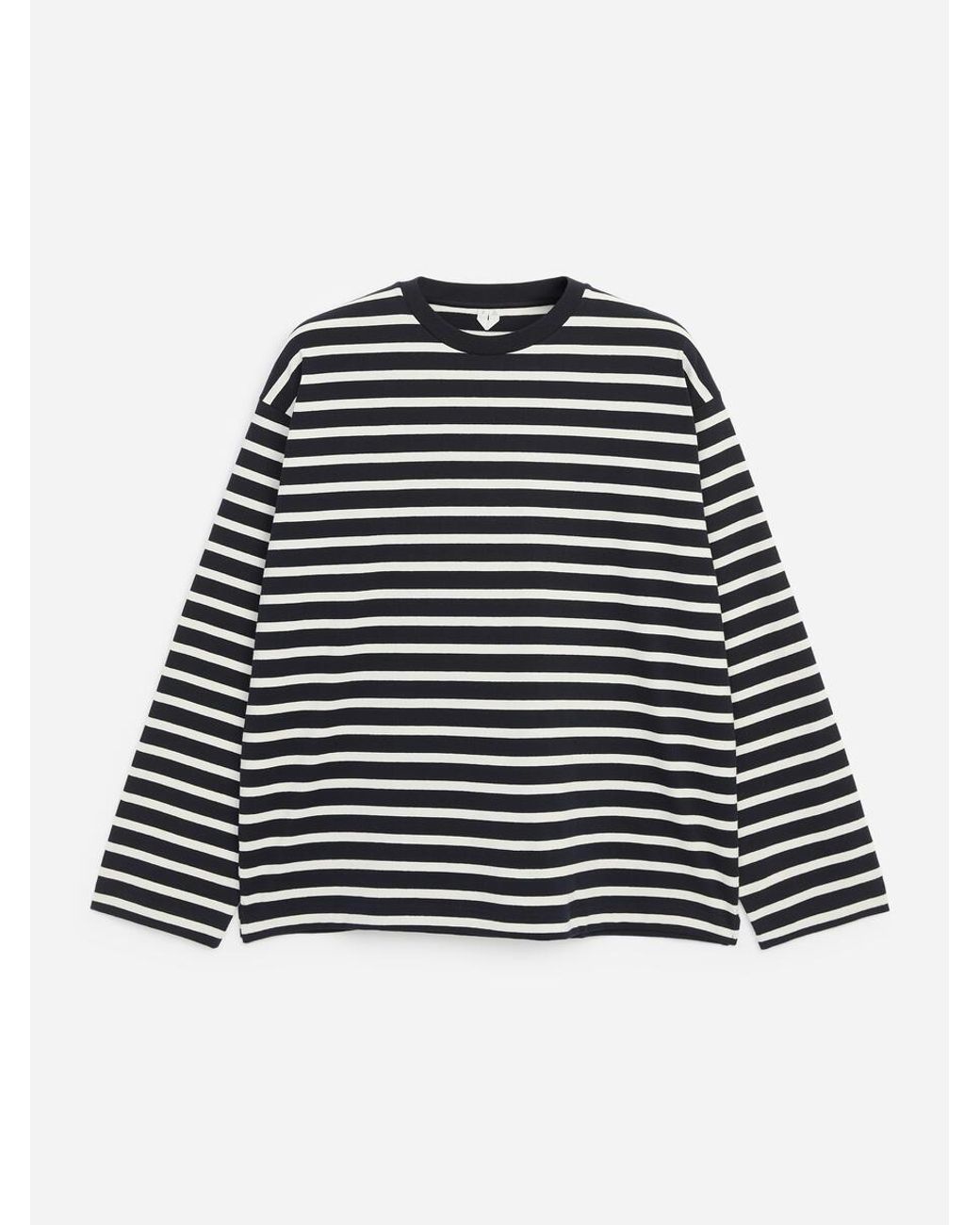 ARKET Blue Relaxed Long-Sleeve T-Shirt for men