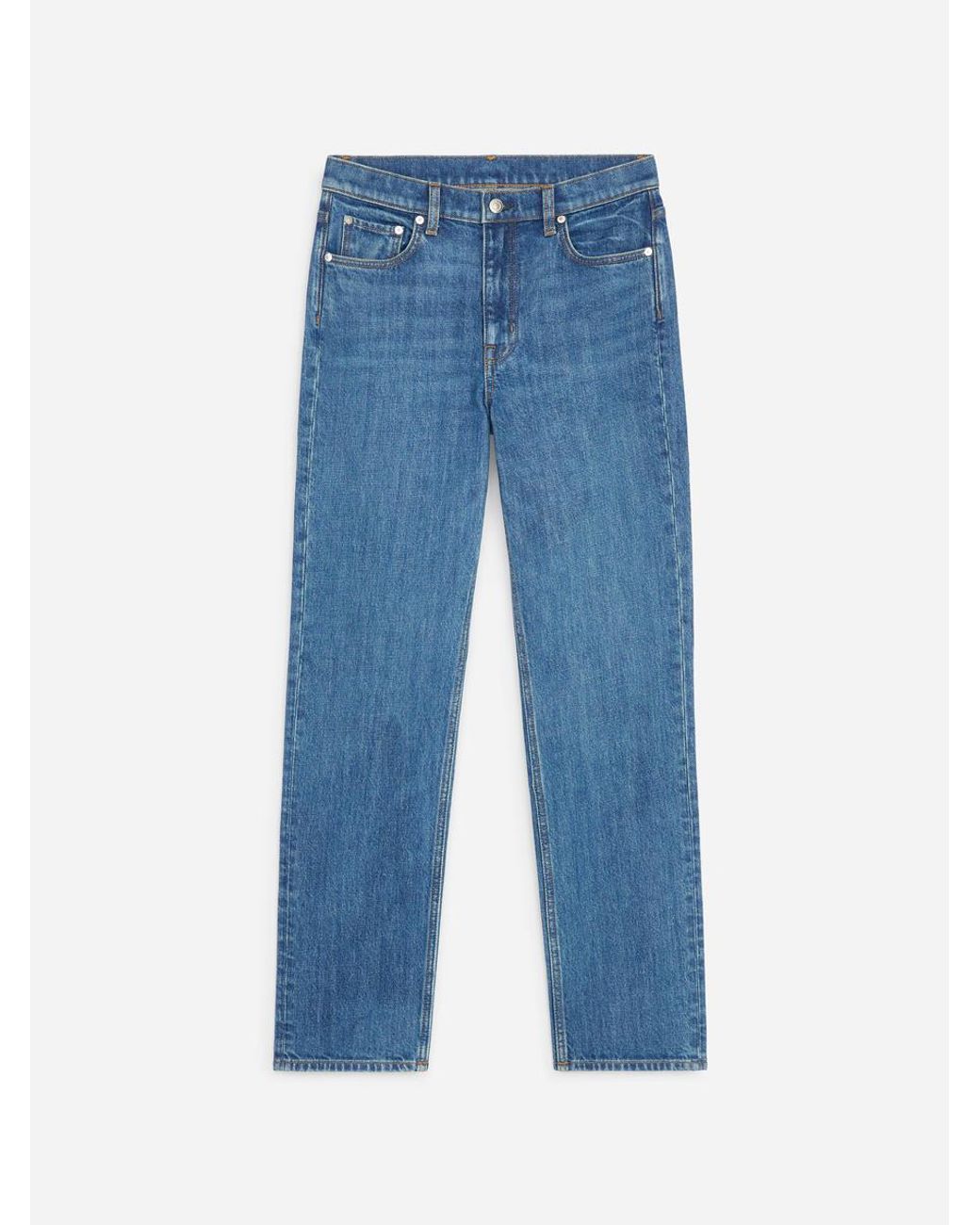 ARKET Blue Jade Long Slim Jeans