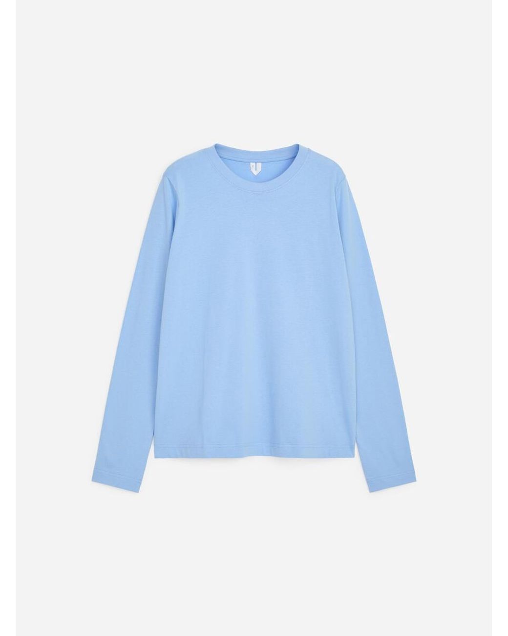ARKET Blue Signature Long-Sleeve T-Shirt