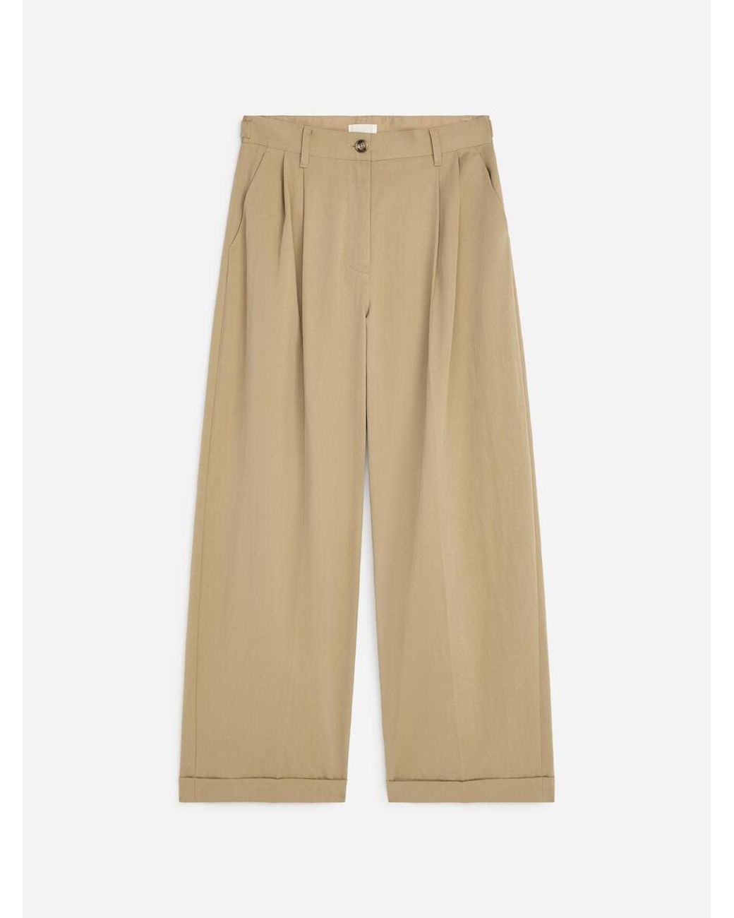 ARKET Natural Relaxed Chino Trousers