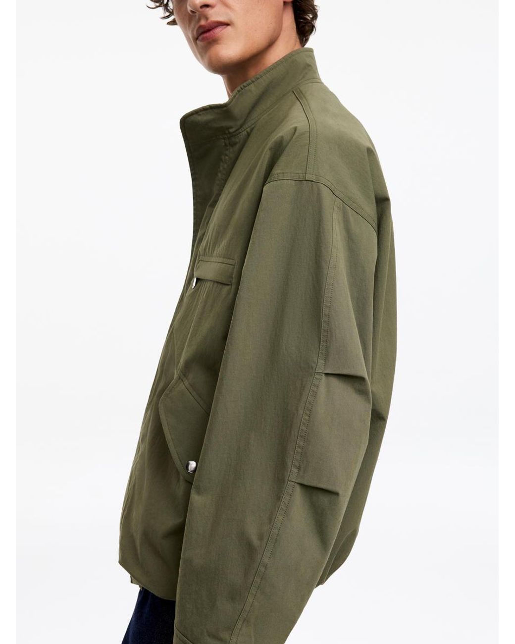ARKET Green Cropped Parka for men