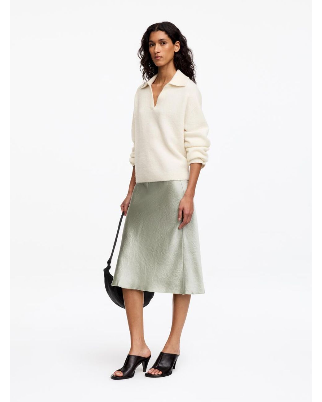 ARKET White Alpaca-Wool Blend Jumper