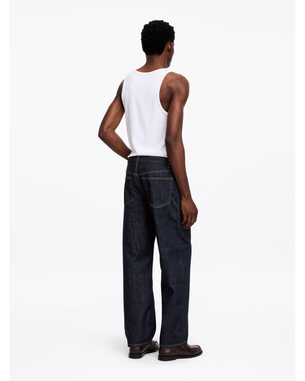 ARKET Blue Mist Wide Jeans for men