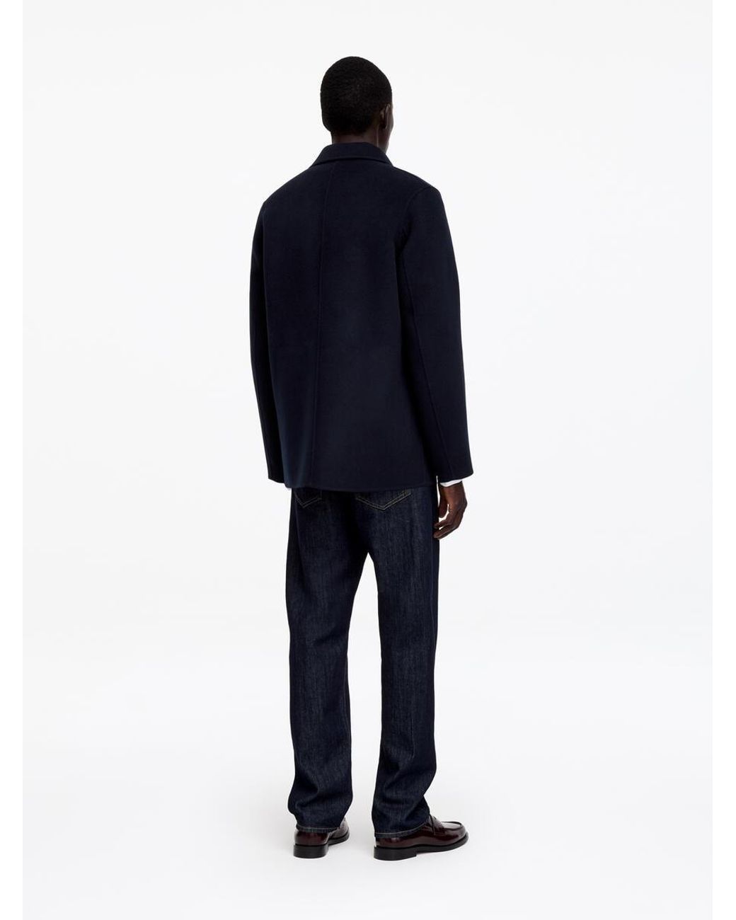 ARKET Blue Wool Doublé Blazer for men