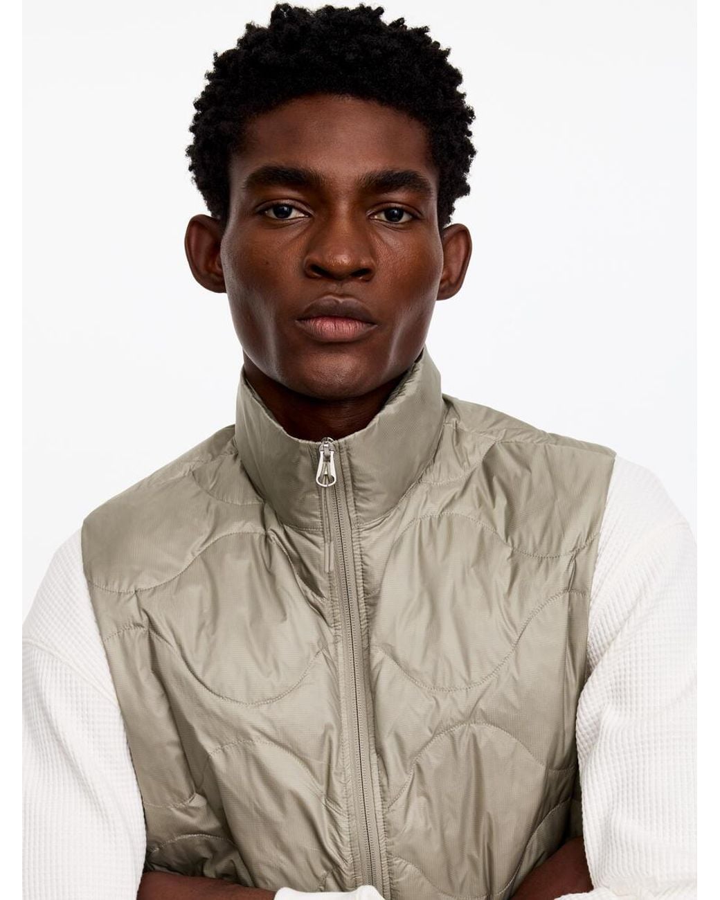 ARKET Natural Ultralight Down Vest for men