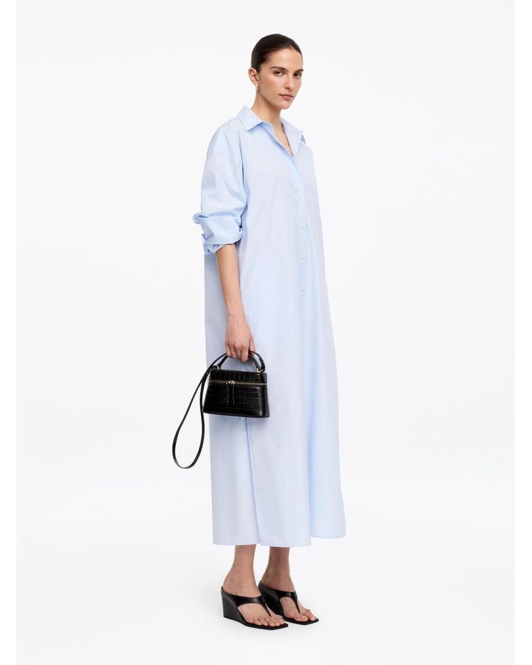 ARKET Black Leather Crossbody Bag