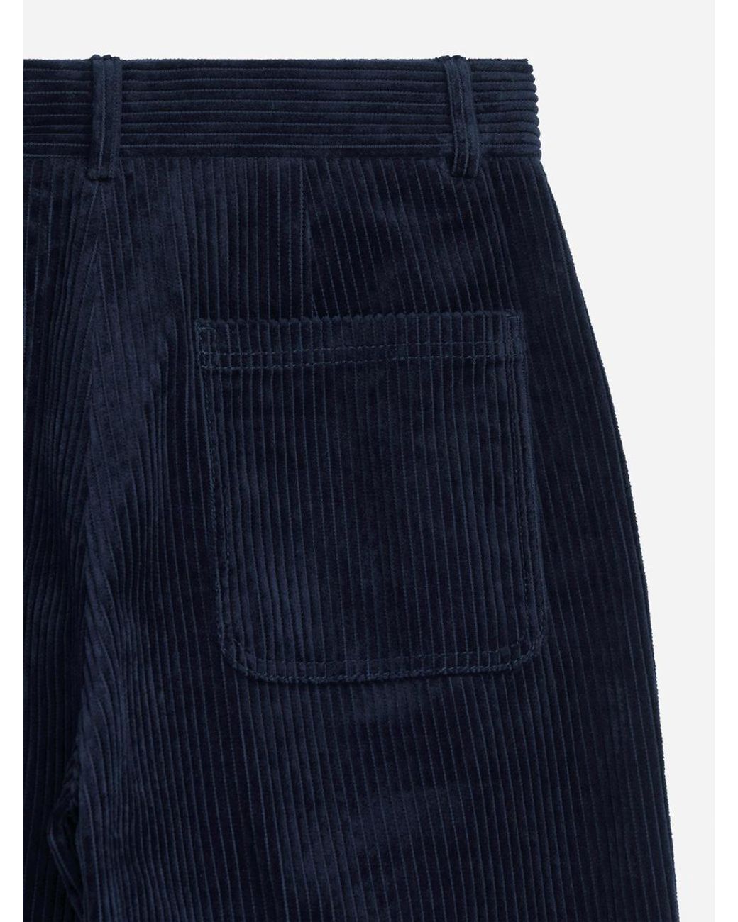 ARKET Blue Corduroy Trousers