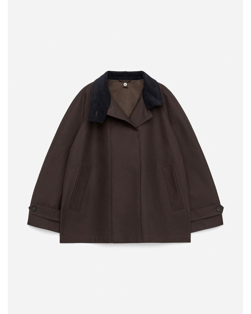ARKET White Corduroy-Collar Jacket