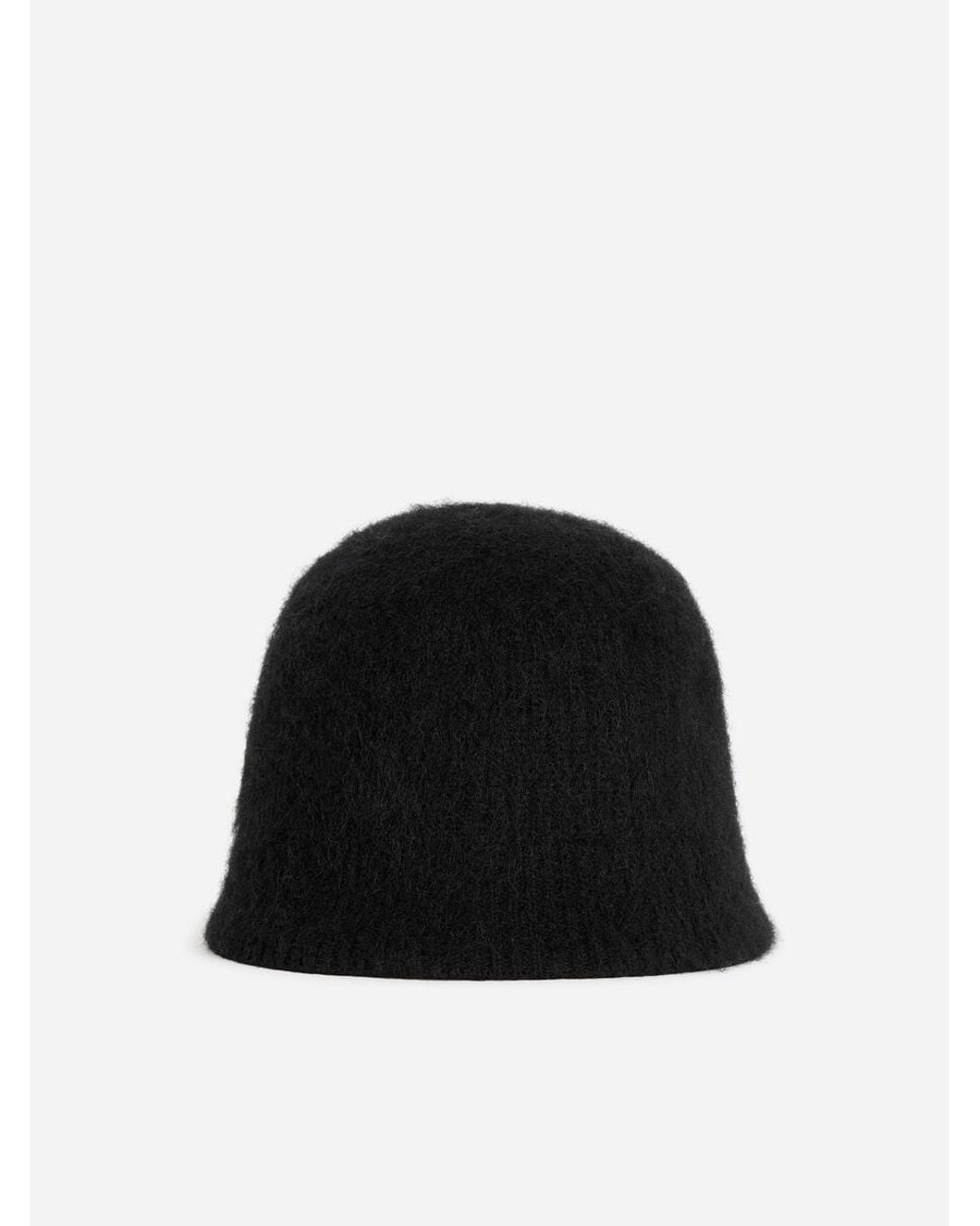 ARKET Black Bucket Hat