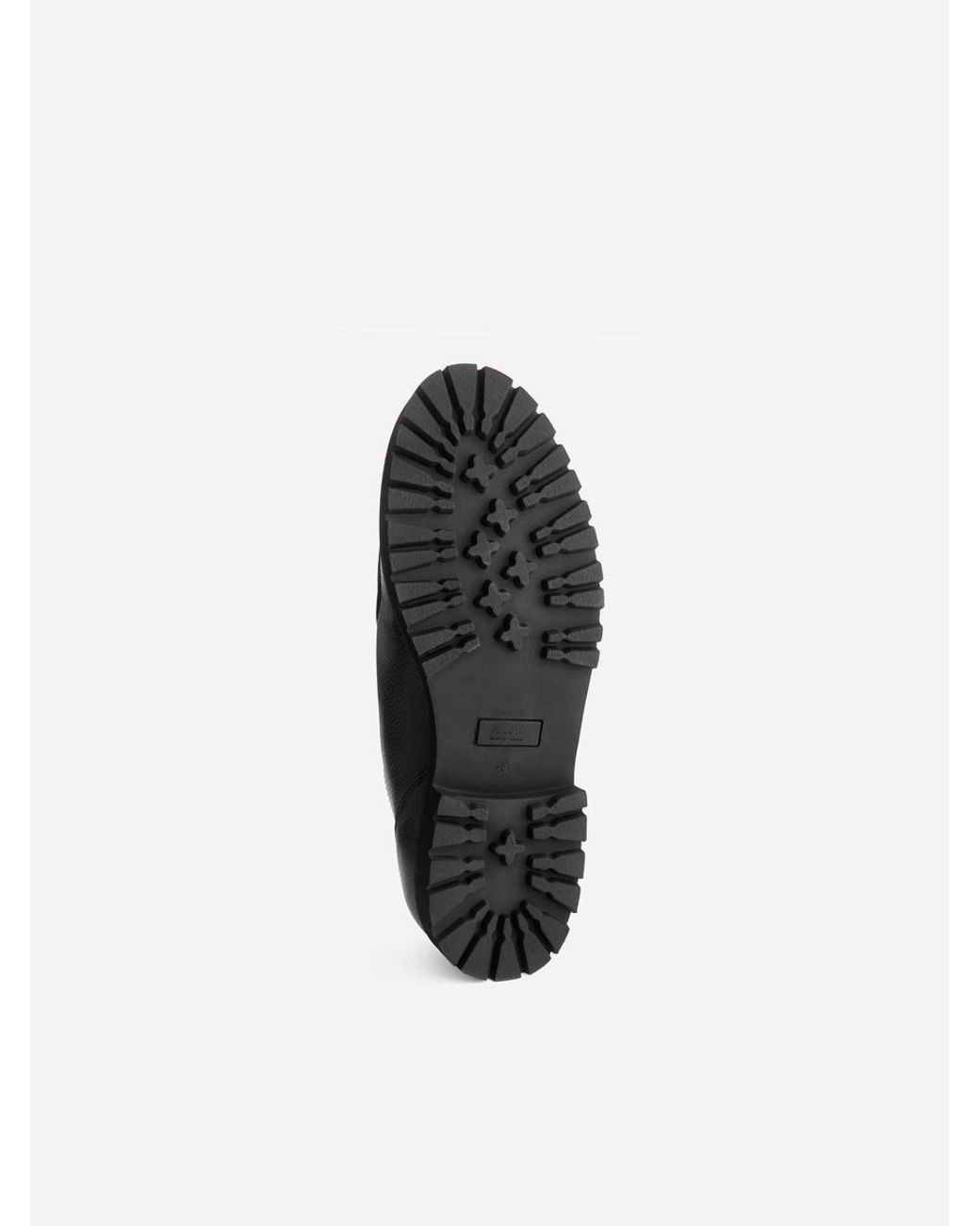 ARKET Black Moc-Toe Leather Shoes for men