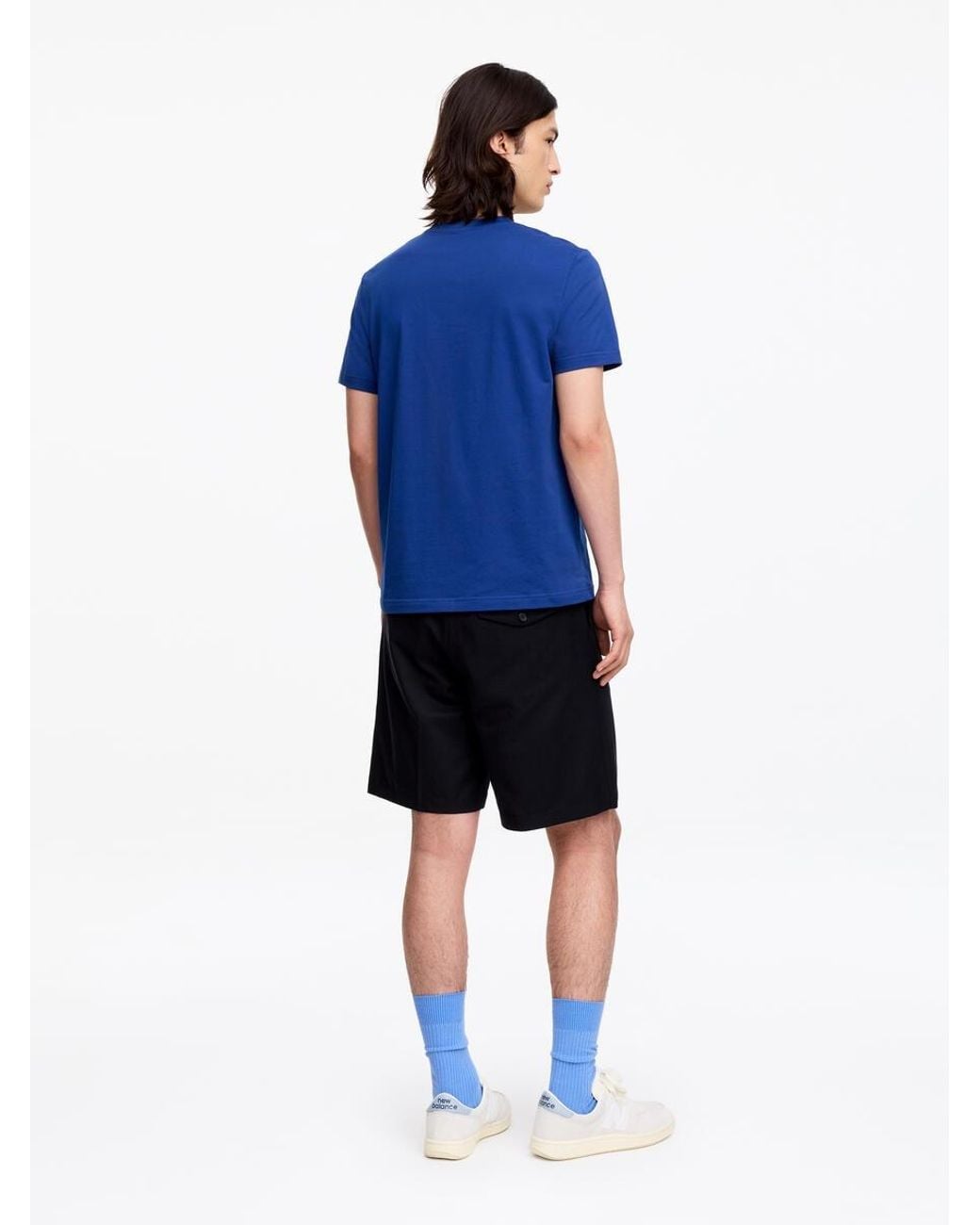 ARKET Blue 170 Gsm Regular T-Shirt for men