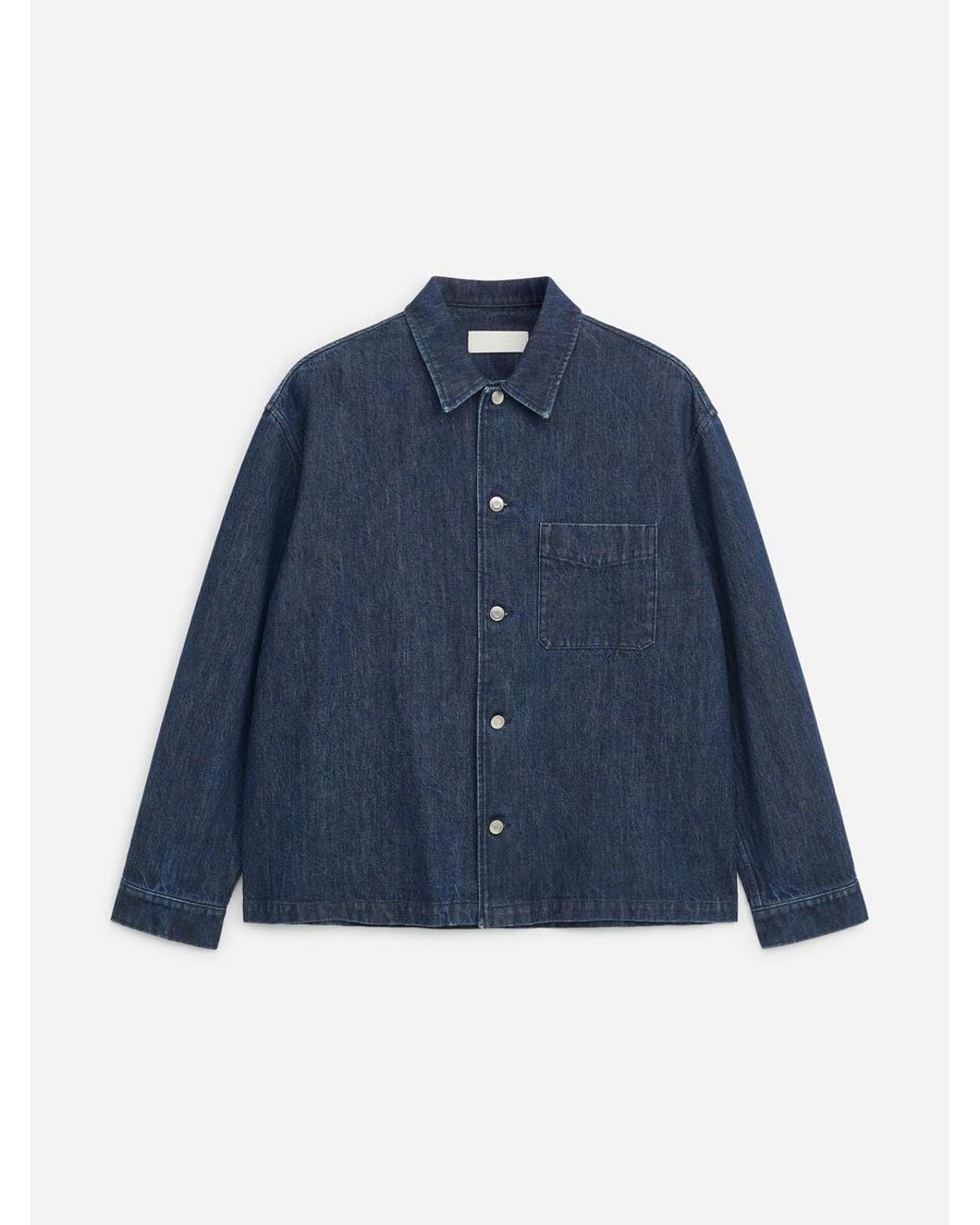 ARKET Blue Denim Overshirt for men