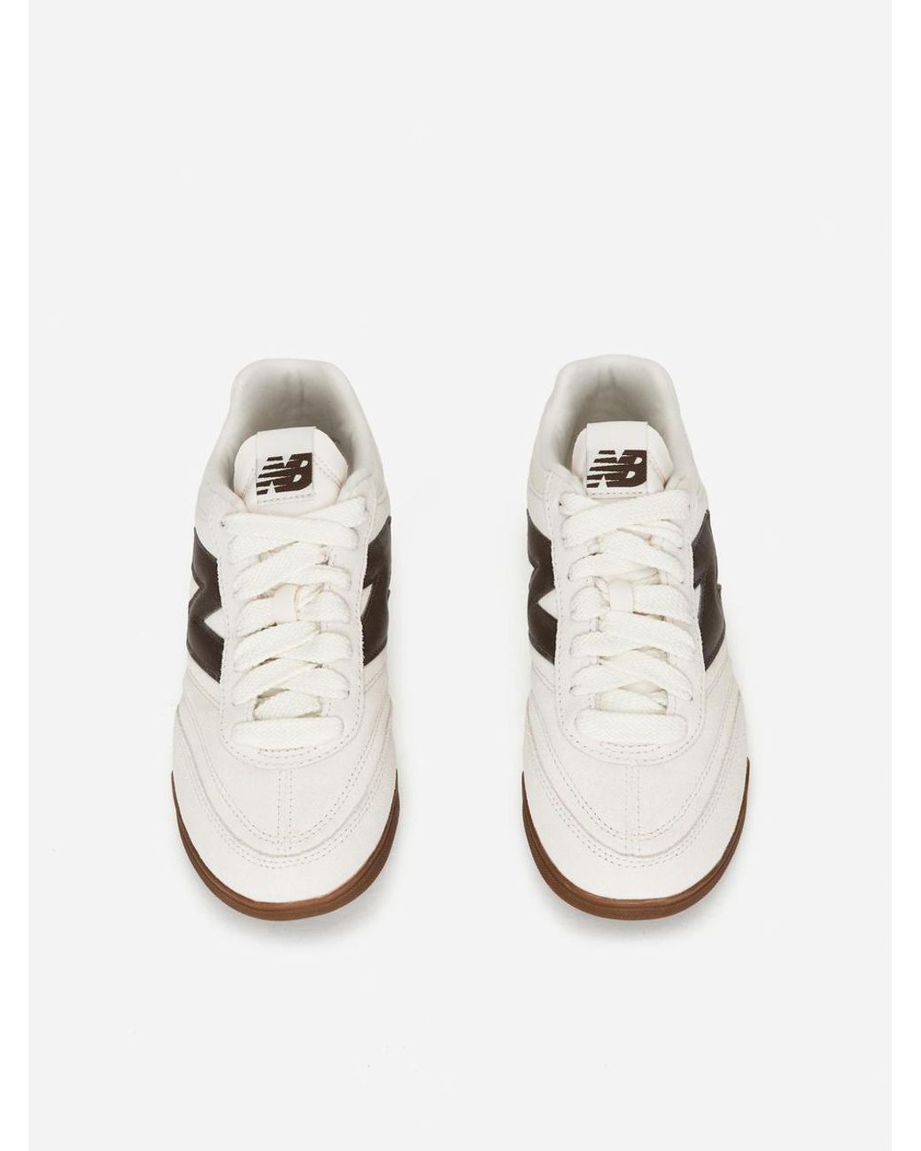 ARKET White New Balance Rc42 Suede Trainers