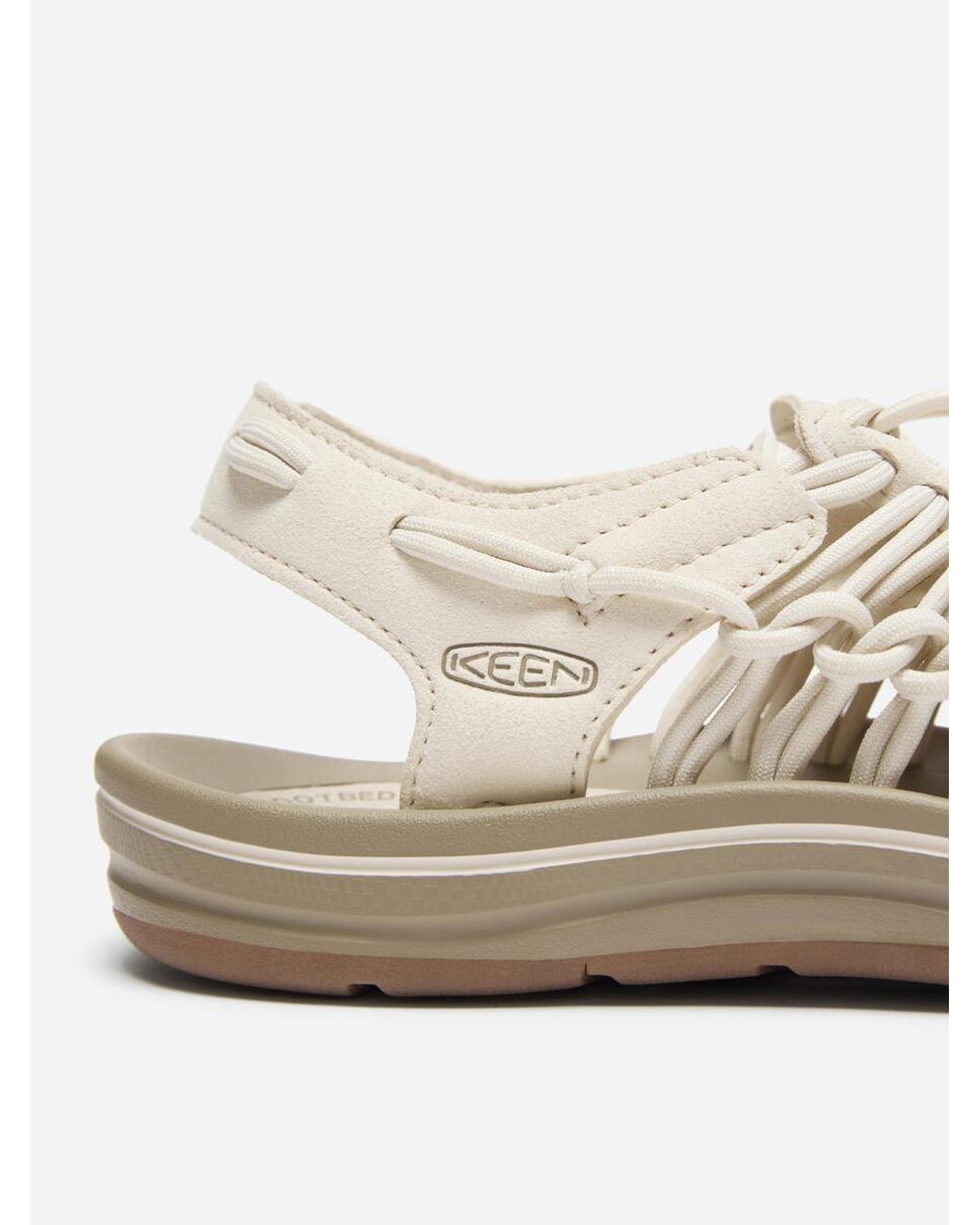 Keen White Uneek Sandals