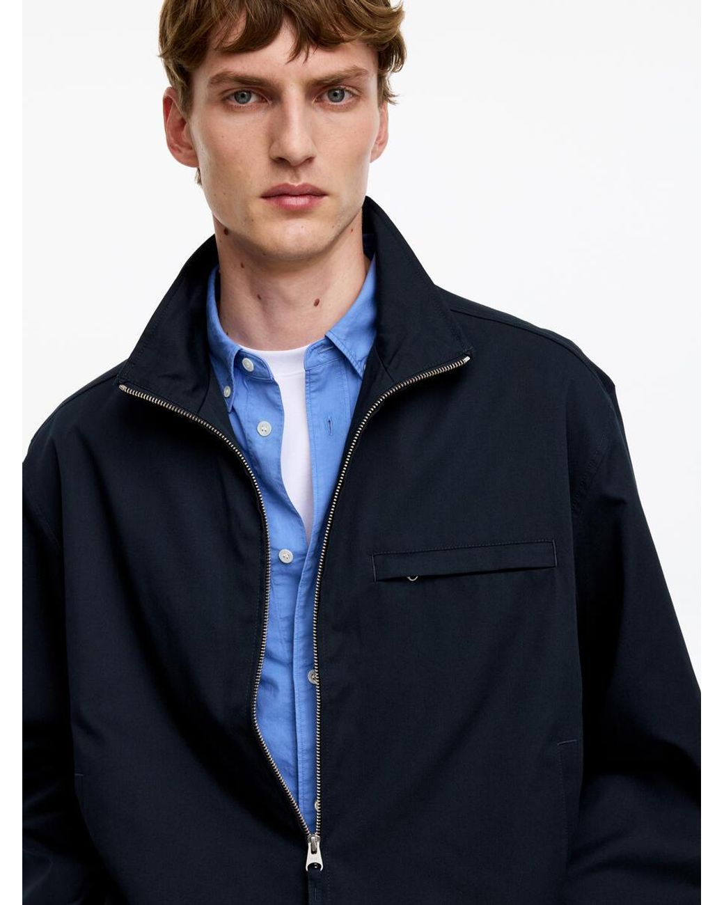 ARKET Blue Boxy Jacket for men