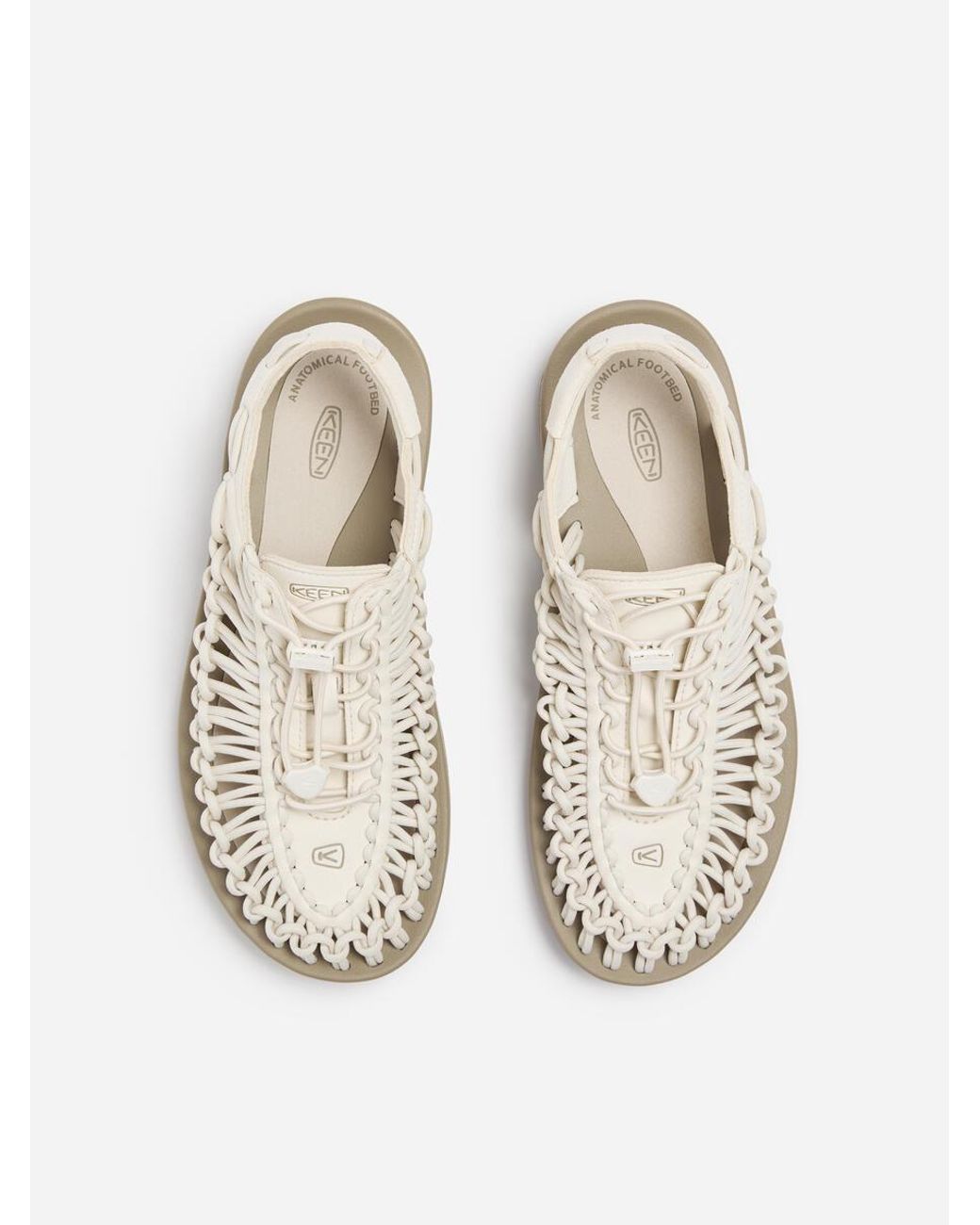 Keen White Uneek Sandals