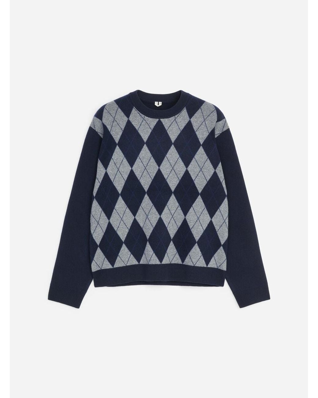 ARKET Argyle-Pullover in Blue für Herren