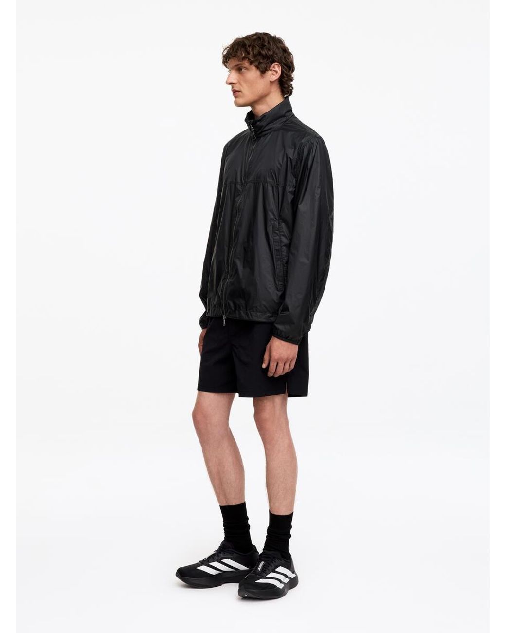 ARKET Black Active Windbreaker for men