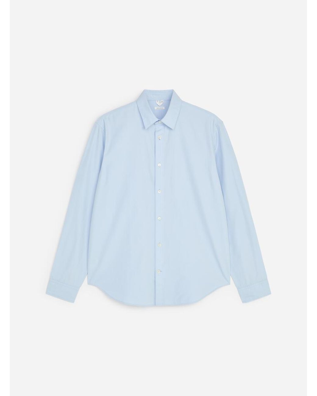 ARKET Blue Cotton Lyocell Shirt for men
