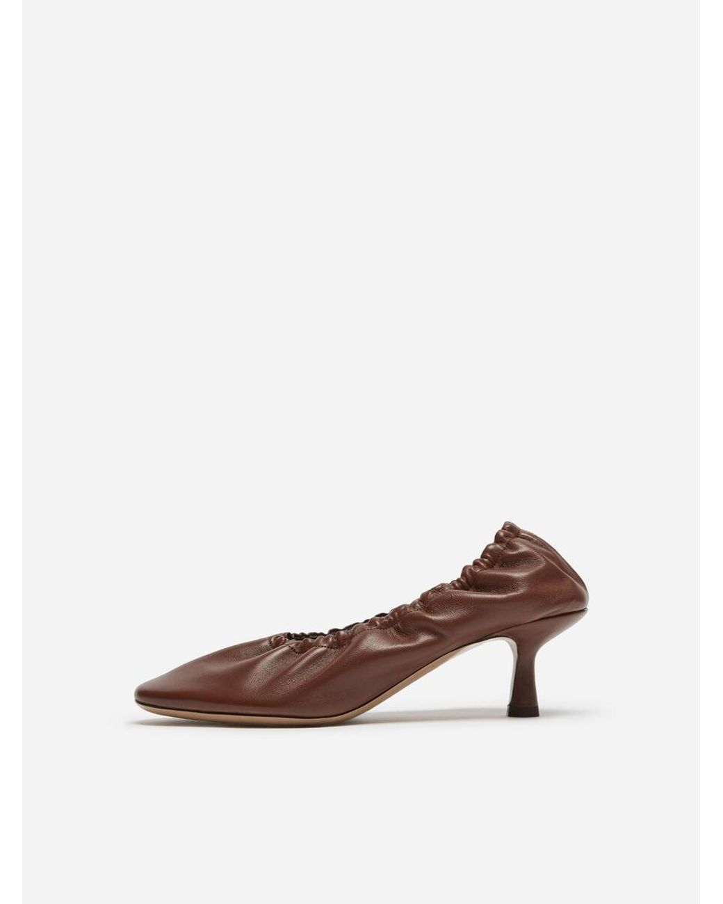 ARKET Black Gathered Pumps
